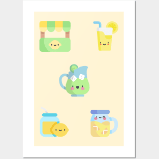 Cute Lemonade - Kawaii Lemonade - Lemonade Squad Posters and Art